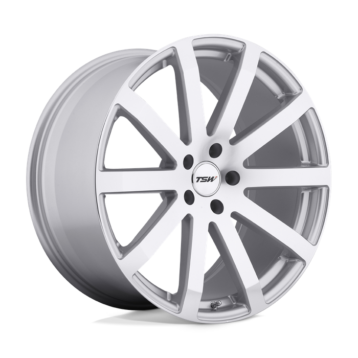 TSW BROOKLANDS 18X9.5 20 5X120/5X120 SILVER W/ MIRROR-CUT FACE | Wheels  Below – Wheels Below Retail