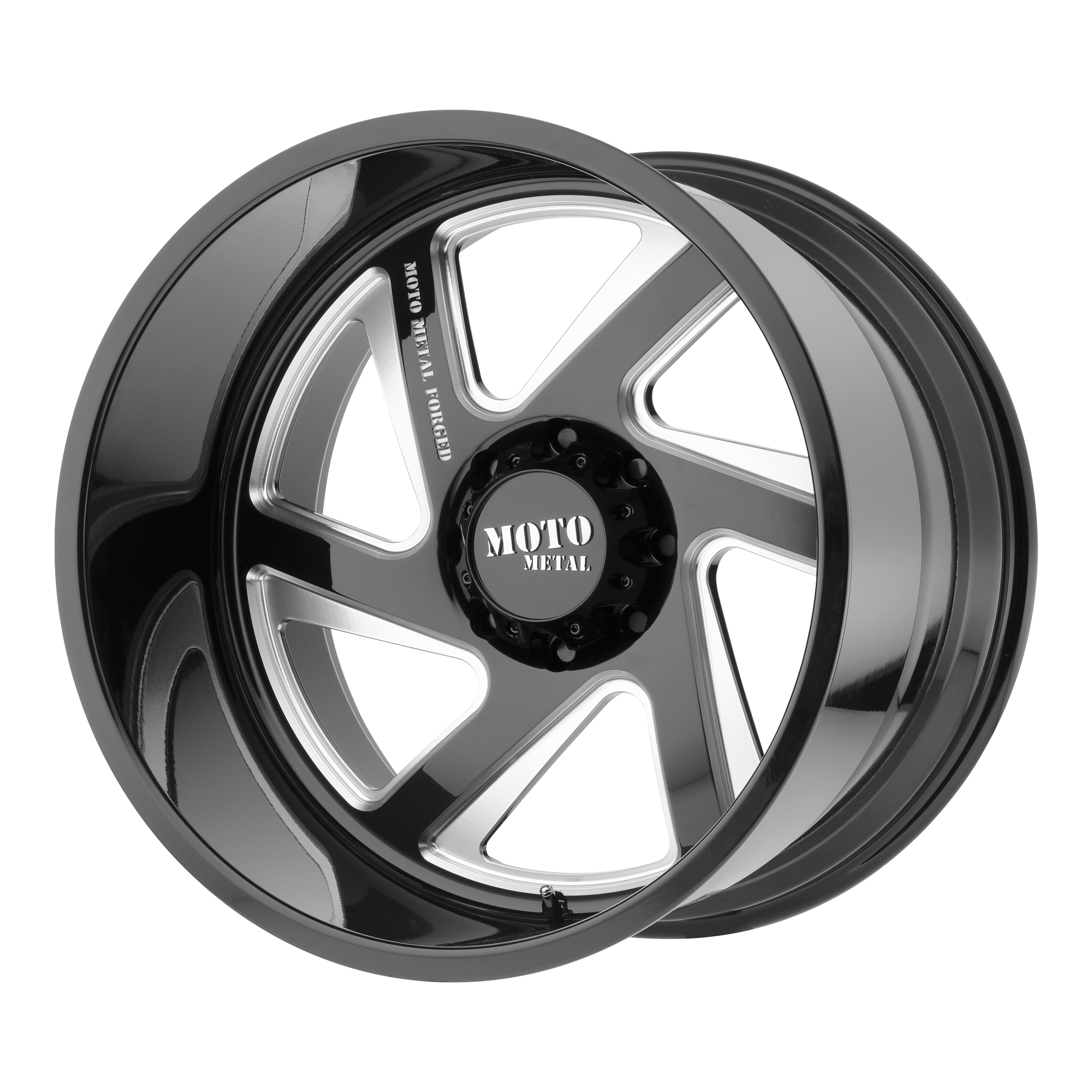 MOTO METAL MO400 24X14 -76 8X165.1 GLOSS BLACK MILLED – Wheels Below Retail