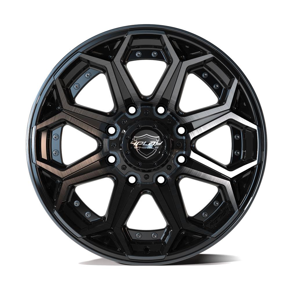 4PLAY Gen2 4P80R 20x9 8x170mm +0et in Brushed Black