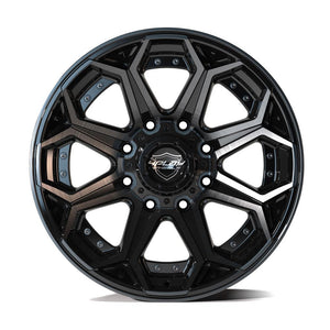 4PLAY Gen2 4P80R 20x9 8x6.5" +0et in Brushed Black