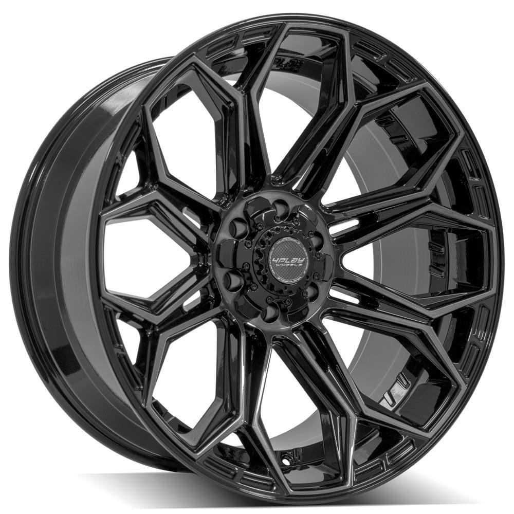 4PLAY Gen3 4P83 22x10 6x5.5 & 6x135mm -18et in Brushed Black Wheel