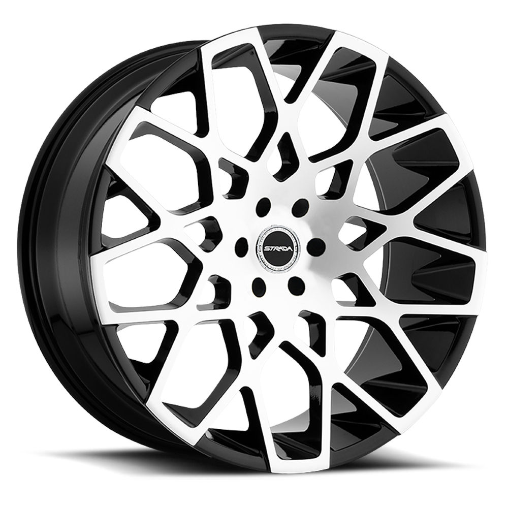 STRADA S59 BUCA 22X9.5 15MM 5X115 GLOSS BLACK MACHINED | S59251515GBM