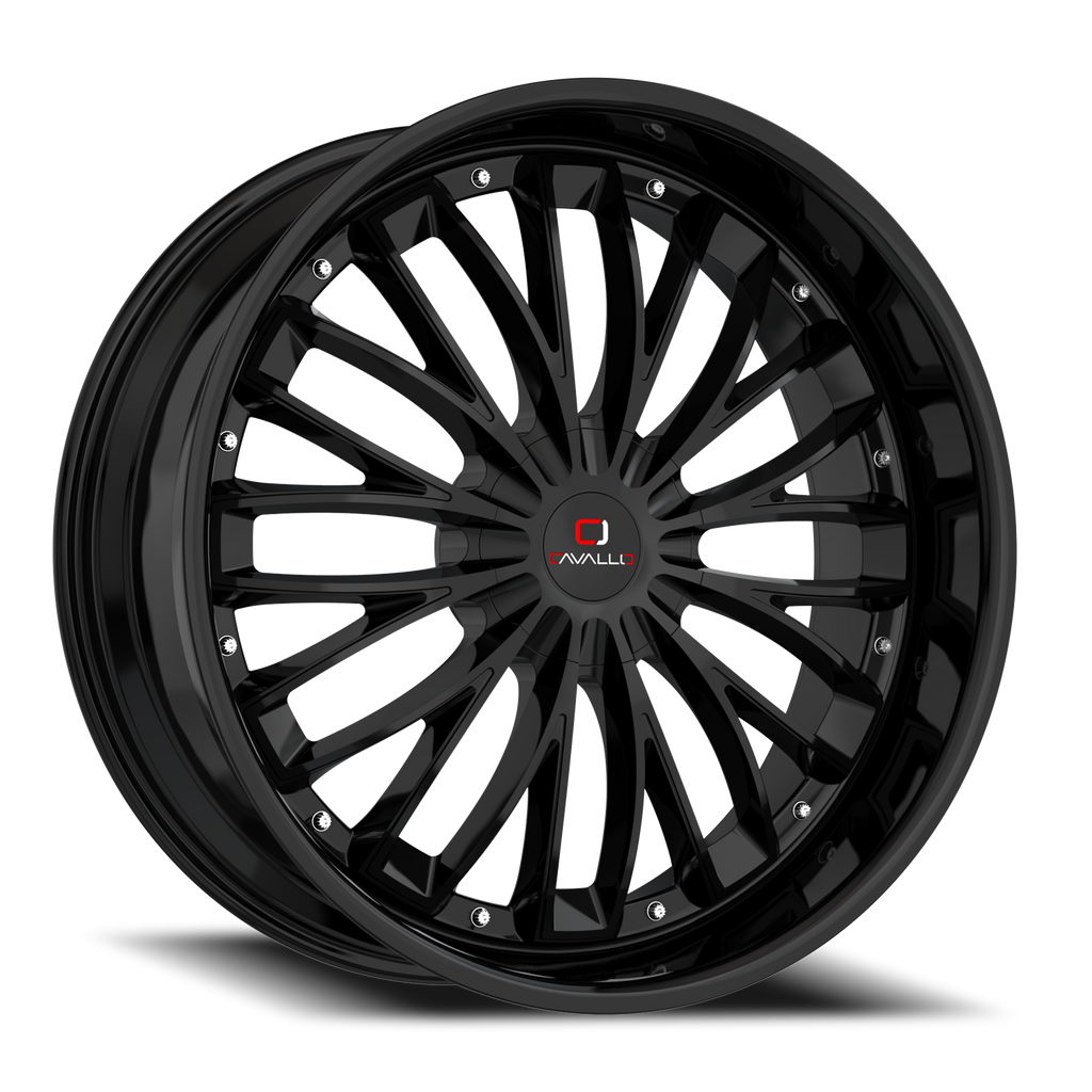 CAVALLO CLV-42 18X8 35 5X114.3/5X120 GLOSS BLACK