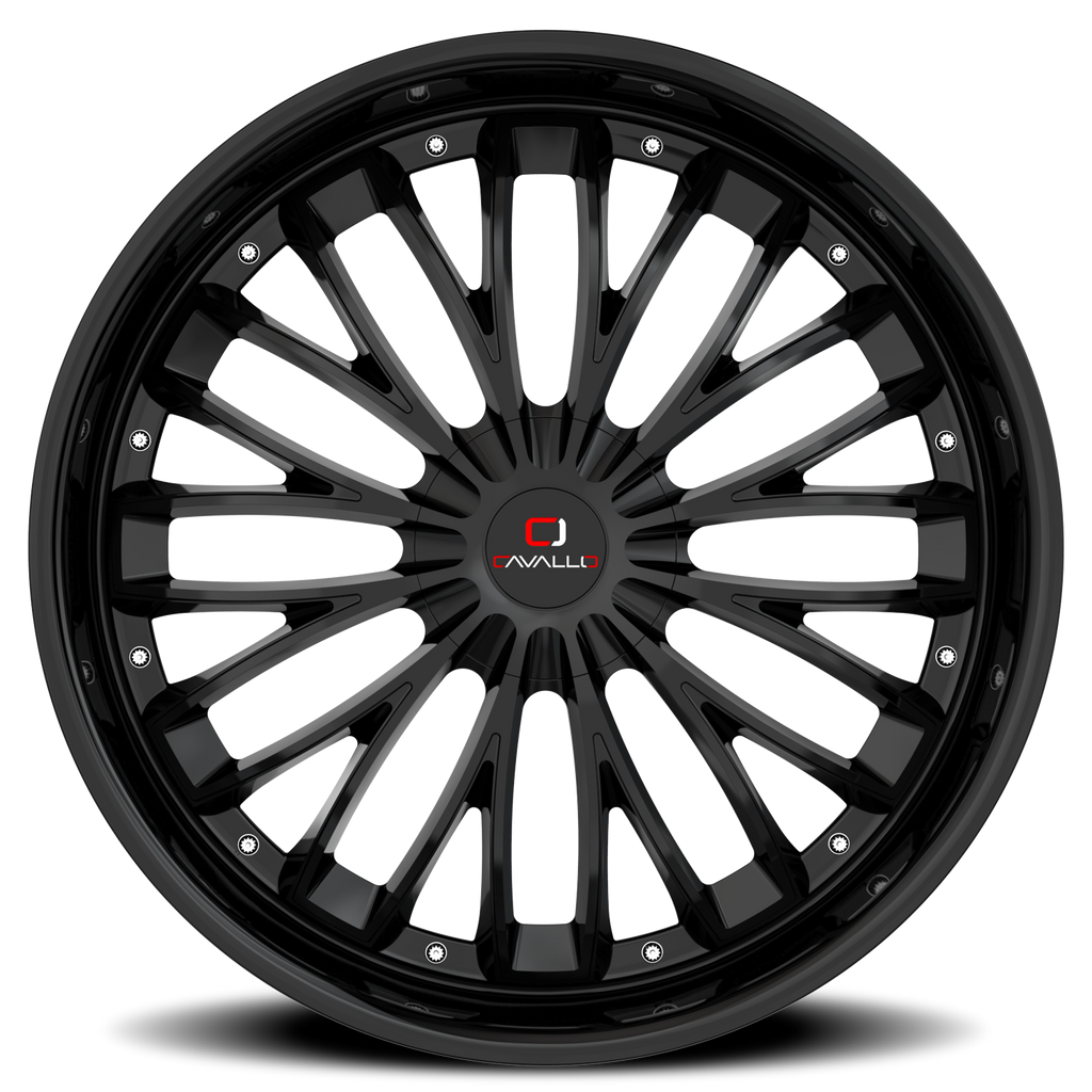 CAVALLO CLV-42 18X8 35 5X114.3/5X120 GLOSS BLACK