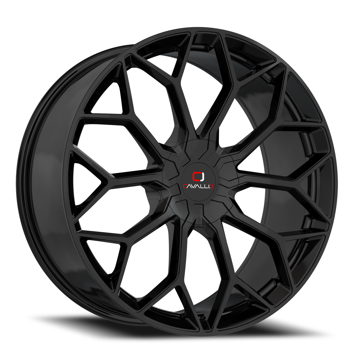 CAVALLO CLV-44 18X8 35 5X114.3/5X120 GLOSS BLACK