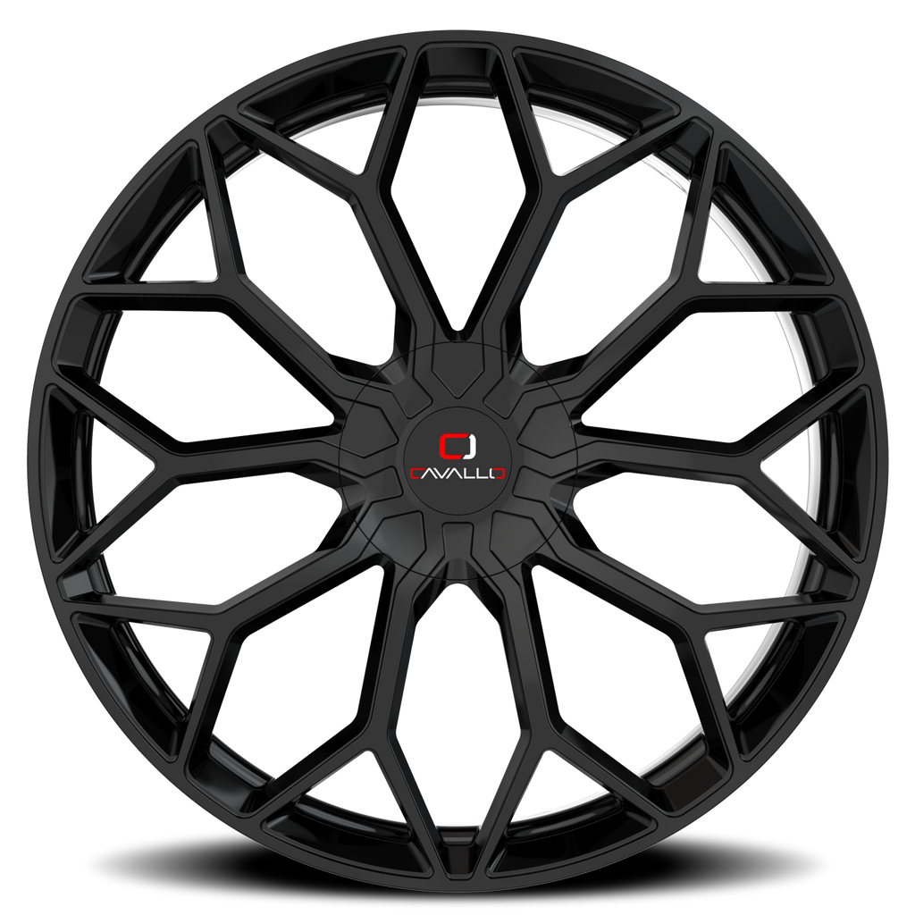 CAVALLO CLV-44 18X8 35 5X100/5X114.3 GLOSS BLACK