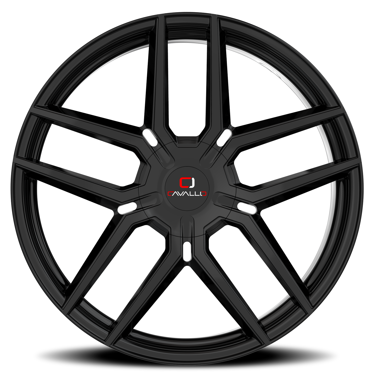 CAVALLO CLV-55 18X8 35 5X114.3/5X120 GLOSS BLACK