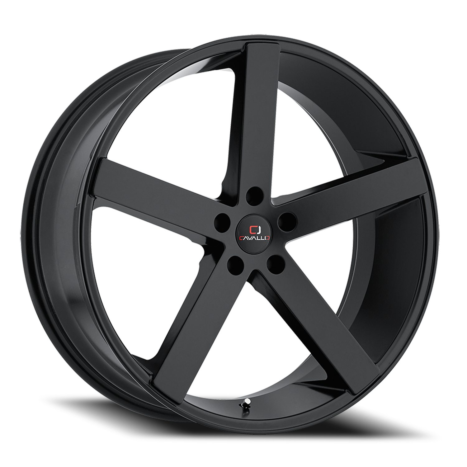 CAVALLO CLV-5 20X8.5 35 5X120 GLOSS BLACK