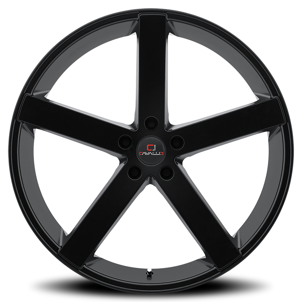 CAVALLO CLV-5 20X8.5 35 5X120 GLOSS BLACK
