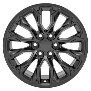17" Replica Wheel CV54 Fits Chevrolet Colorado ZR2 17x8 Satin Black Wheel