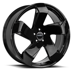 STRADA S65 COLTELLO 22X9 35MM 5X112 ALL GLOSS BLACK | S65251235GB