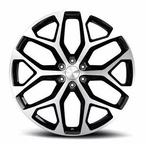 O.E. REVOLUTION G-09 26X10 24 6X139.7 GLOSS BLACK & MACHINED