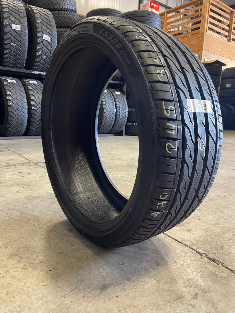 SINGLE 245/35R20 LandSail LS558 UHP 95 W XL - Premium Used Tires – Wheels  Below Retail