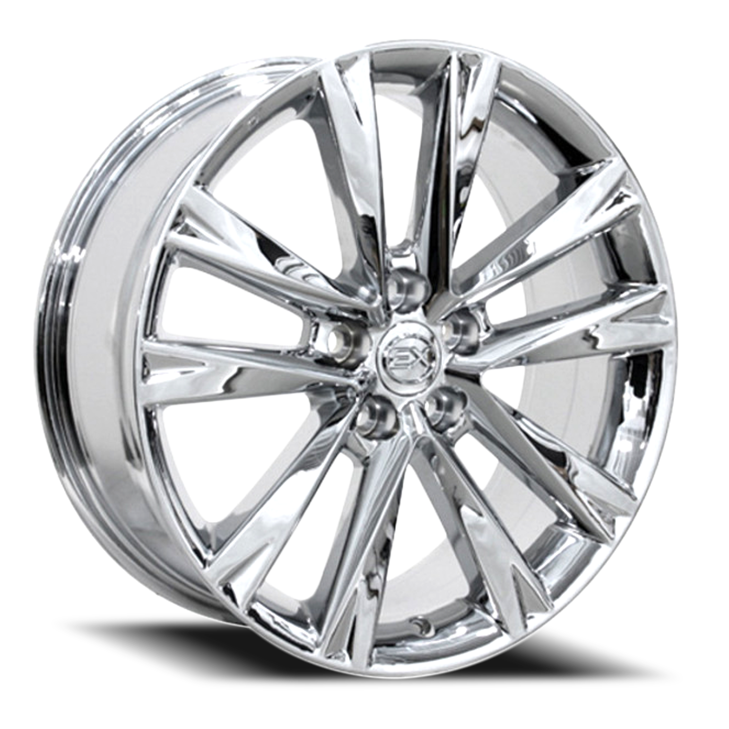 19" Replica Wheel LX24 Fits Lexus 19x7.5 Chrome Wheel