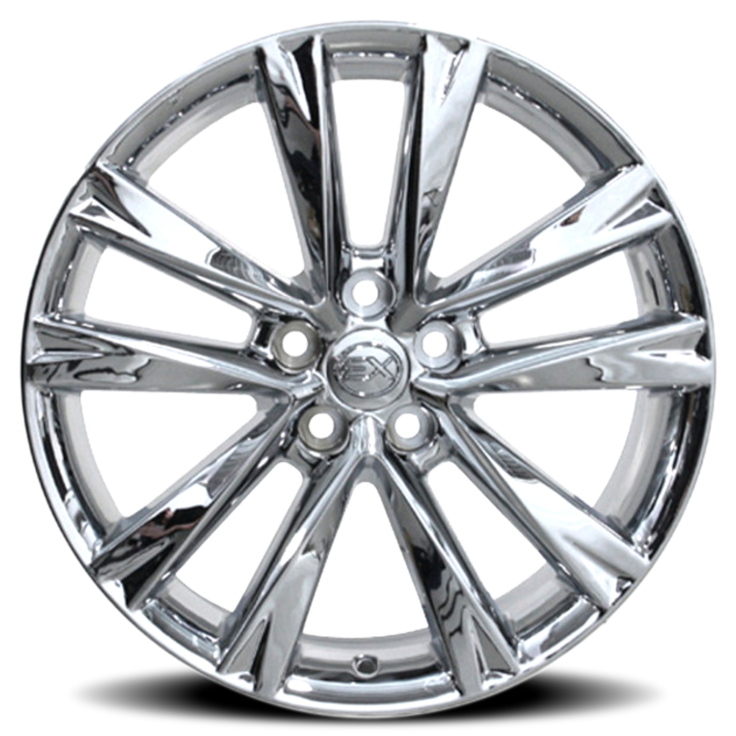 19" Replica Wheel LX24 Fits Lexus 19x7.5 Chrome Wheel