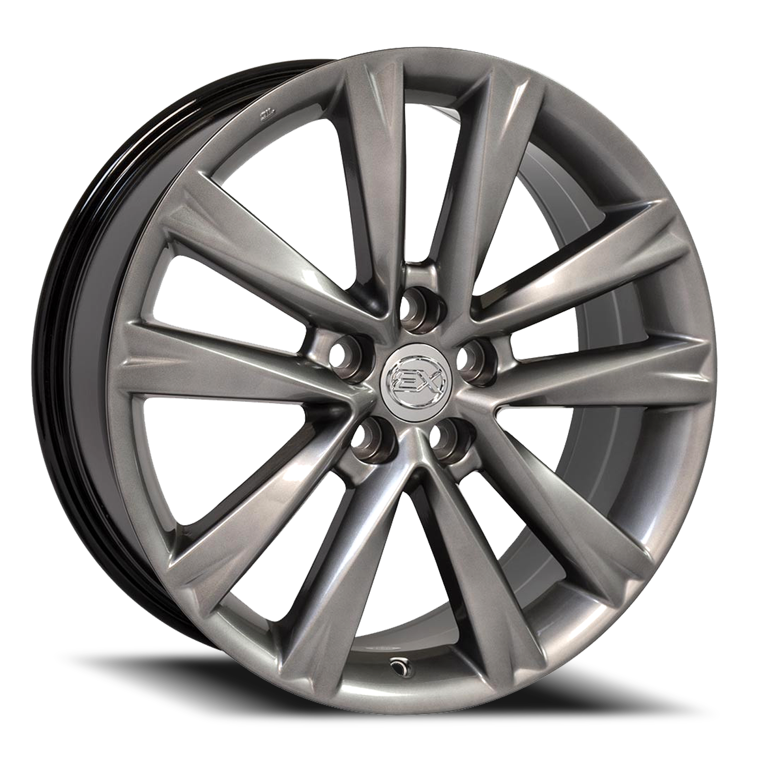 19" Replica Wheel LX24 Fits Lexus 19x7.5 Hyper Silver Wheel