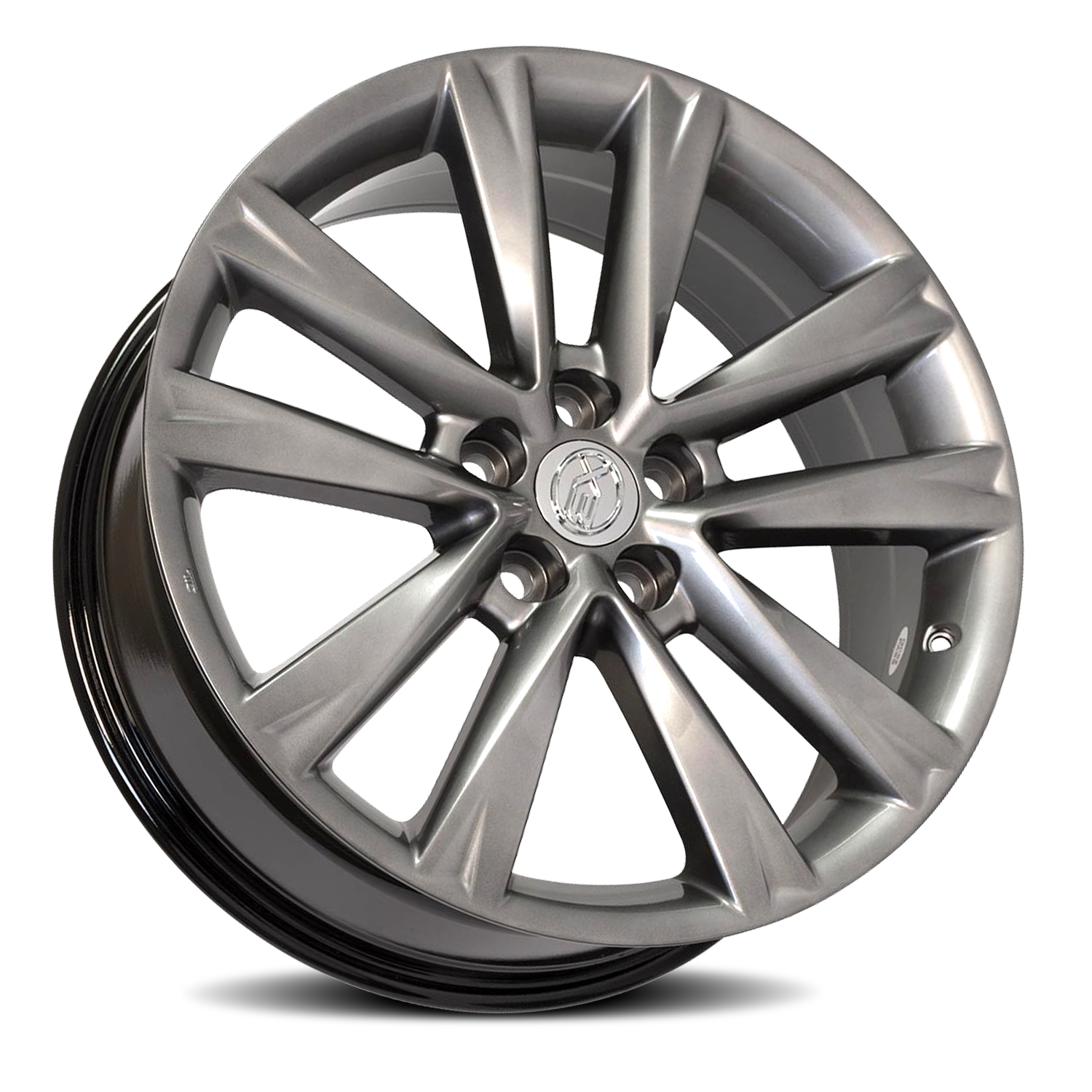 19" Replica Wheel LX24 Fits Lexus 19x7.5 Hyper Silver Wheel