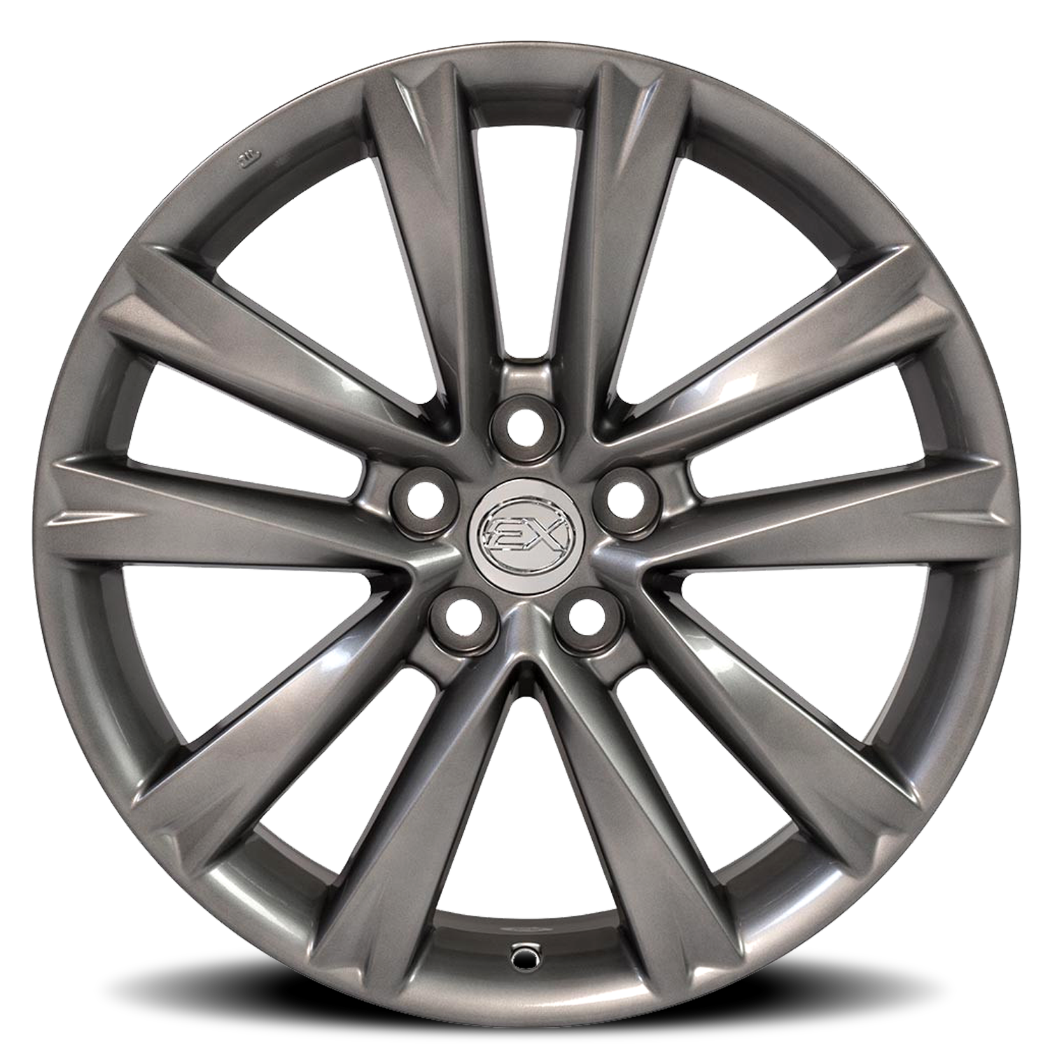 19" Replica Wheel LX24 Fits Lexus 19x7.5 Hyper Silver Wheel