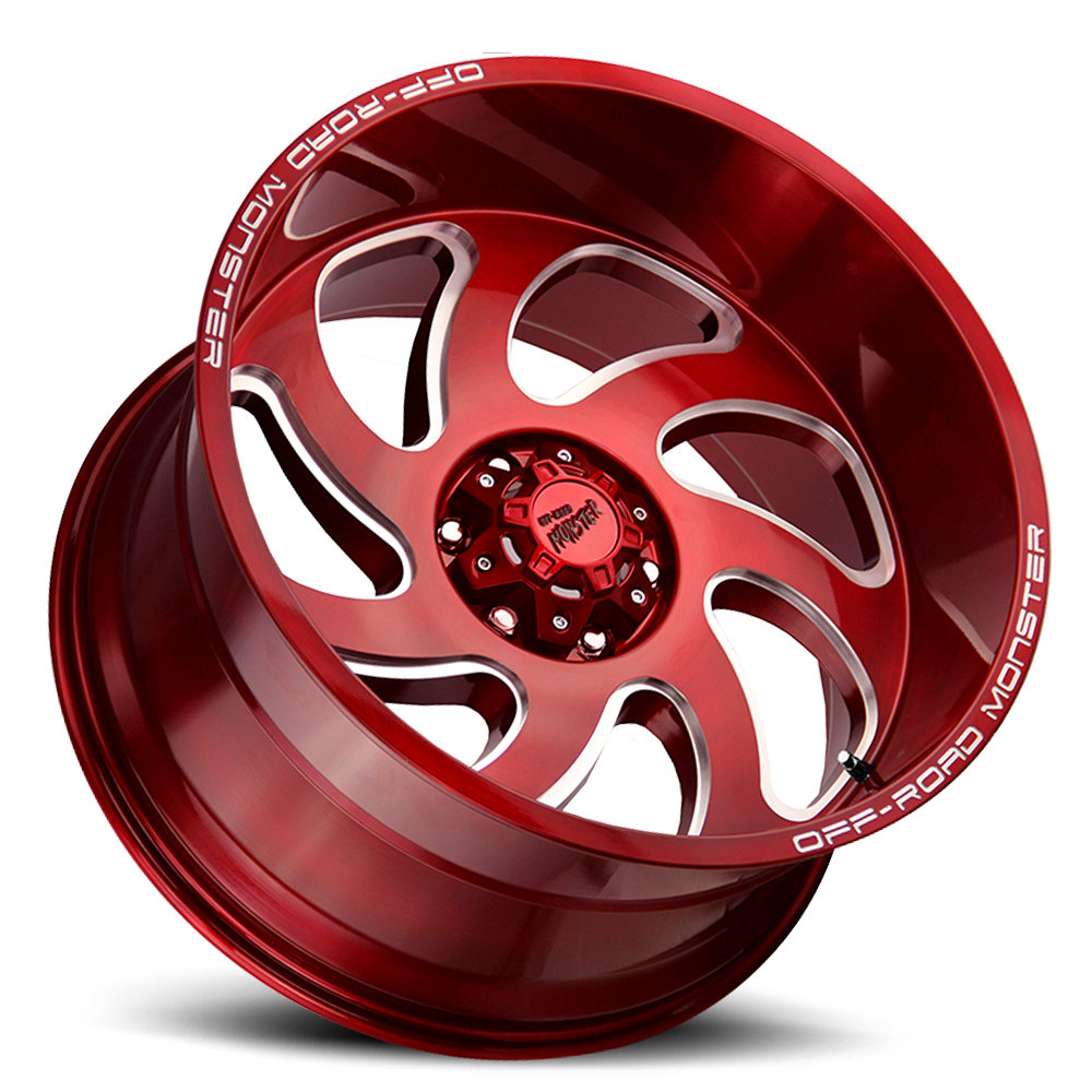 OFF ROAD MONSTER M07 M07 20X10 NEG 19MM 6X135 CANDY RED | M070635N19R