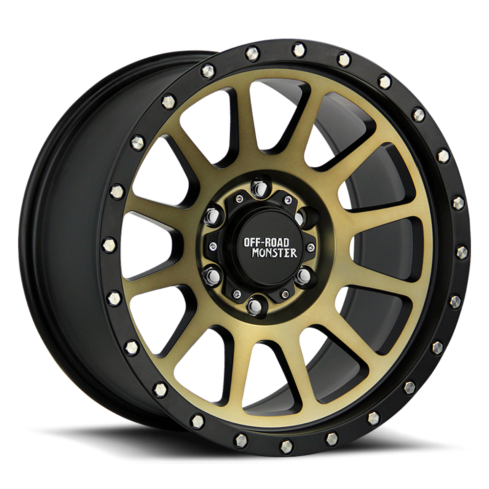 OFF ROAD MONSTER M10 M10 17X9 0MM 5X127 FLAT BLACK MACHINED BRONZE | M10752700BBZ