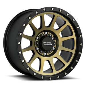 OFF ROAD MONSTER M10 M10 17X9 0MM 5X127 FLAT BLACK MACHINED BRONZE | M10752700BBZ