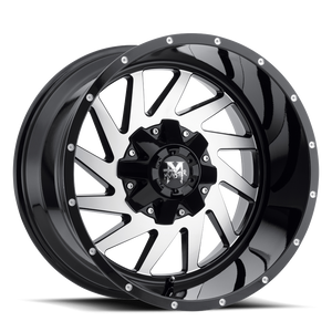 OFF ROAD MONSTER M12 M12 24X14 NEG 76MM 6X139.7 GLOSS BLACK MACHINED | M12414639N76GBM