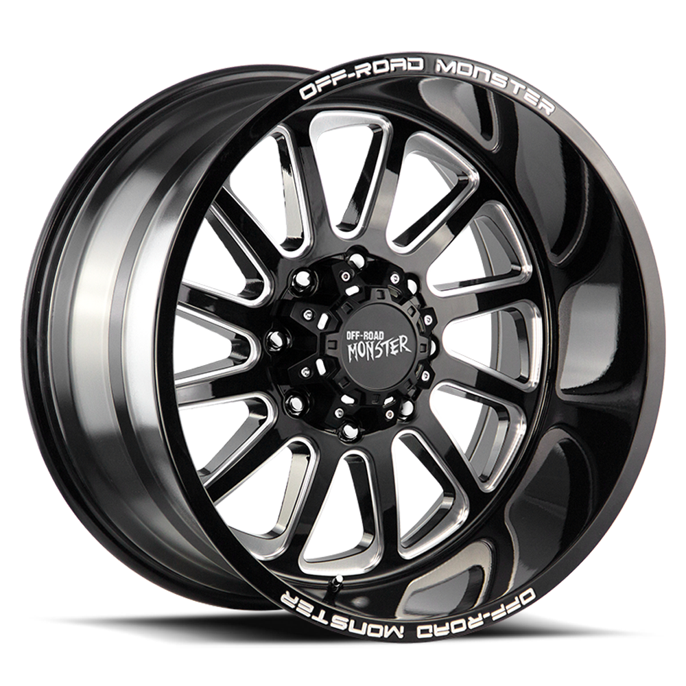 OFF ROAD MONSTER M17 M17 22X12 NEG 44MM 6X139.7 GLOSS BLACK MILLED | M17212639N44GBML