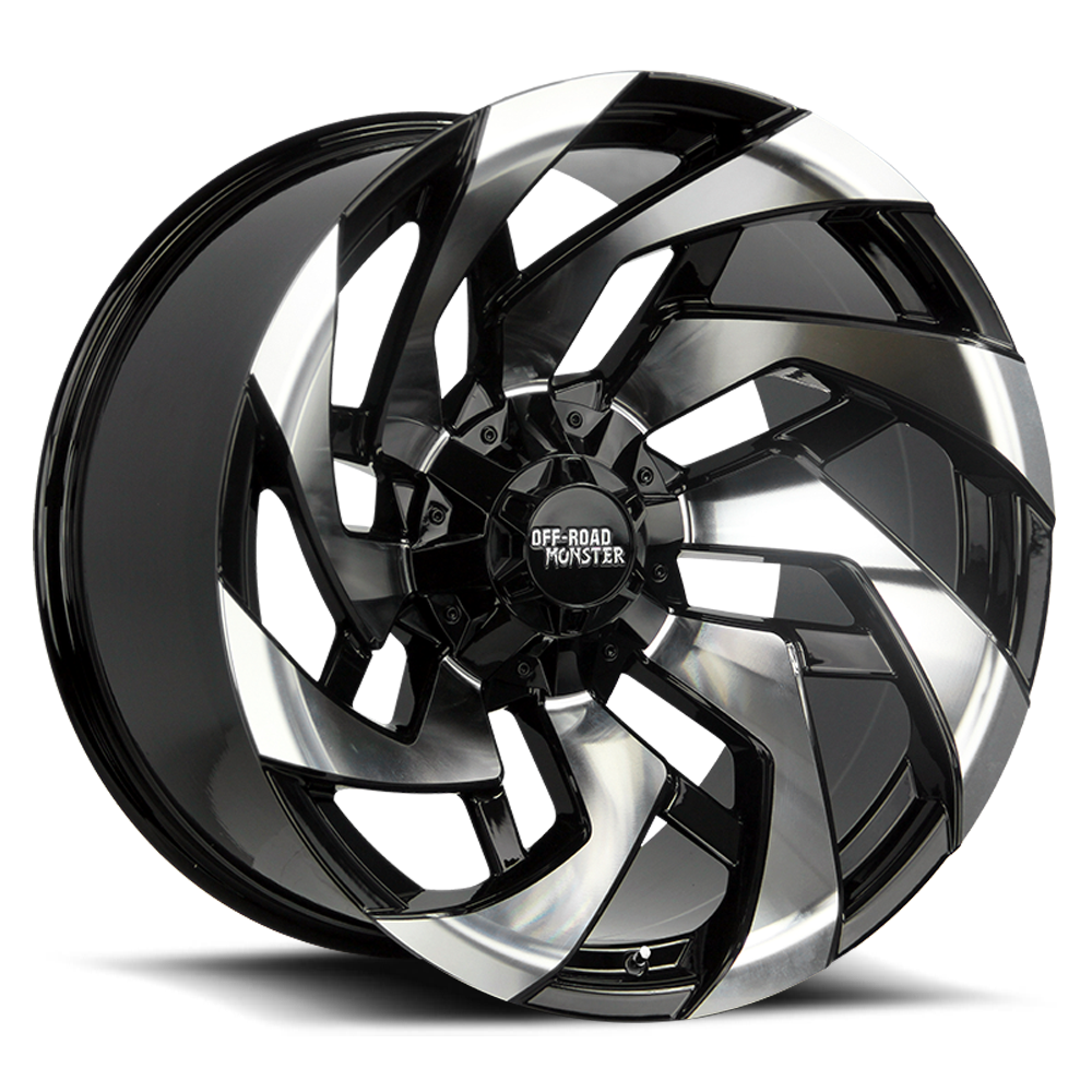 OFF ROAD MONSTER M24 M24 20X10 NEG 19MM 6X135/6X139.7 GLOSS BLACK MACHINED | M240607N19GBM