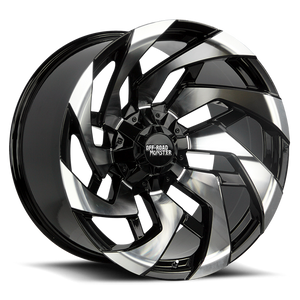 OFF ROAD MONSTER M24 M24 20X10 NEG 19MM 6X135/6X139.7 GLOSS BLACK MACHINED | M240607N19GBM