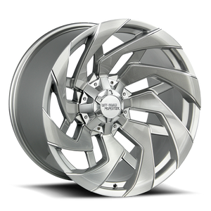 OFF ROAD MONSTER M24 M24 22X12 NEG 44MM 6X135/6X139.7 BRUSHED FACE SILVER | M24212607N44BFS