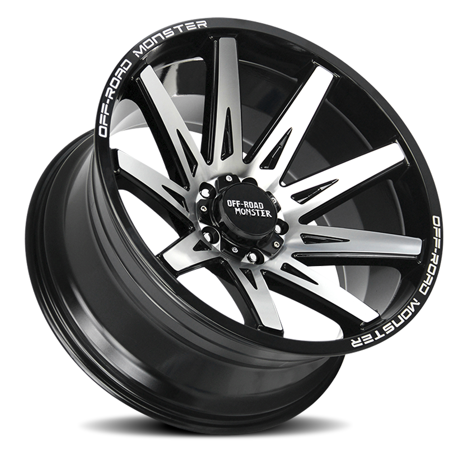 OFF ROAD MONSTER M25 M25 20X10 NEG 19MM 5X127 GLOSS BLACK MACHINED | M250527N19GBM