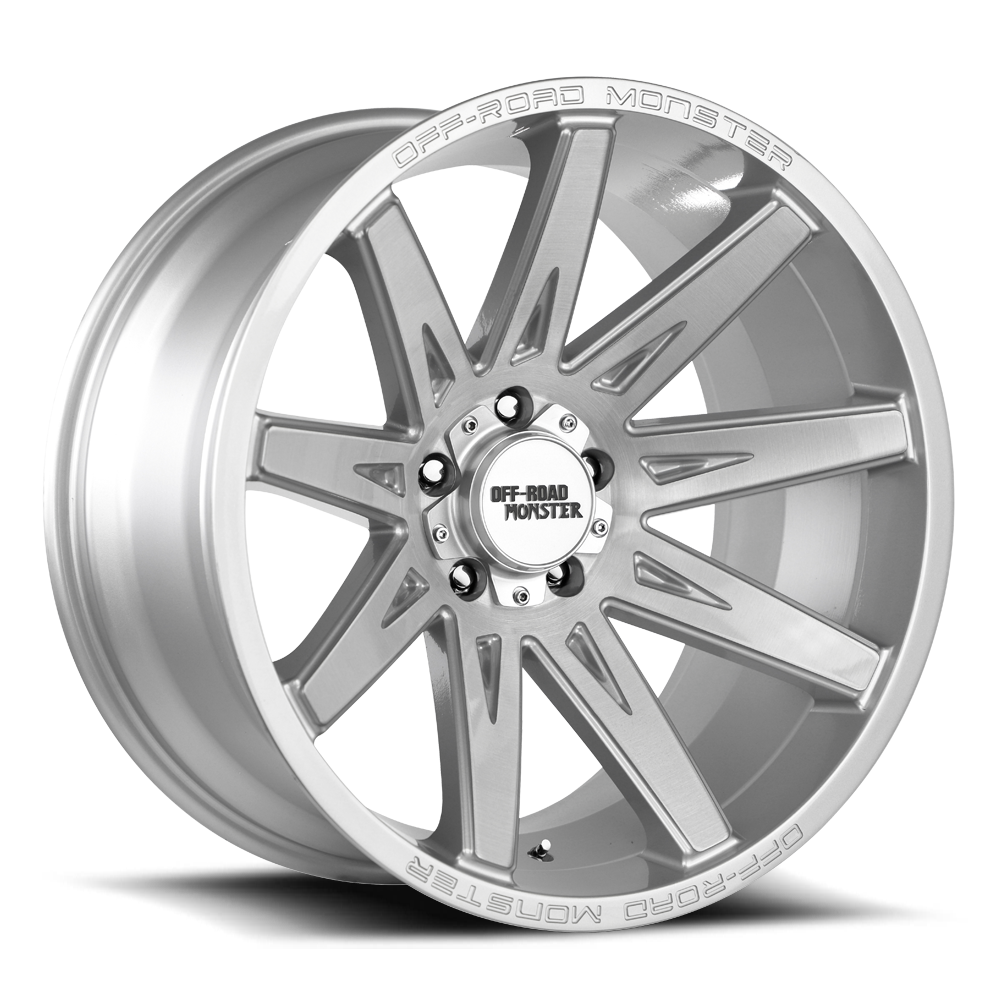 OFF ROAD MONSTER M25 M25 22X12 NEG 44MM 6X139.7 BRUSHED FACE SILVER | M25212639N44BFS