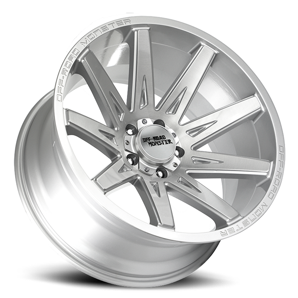 OFF ROAD MONSTER M25 M25 22X12 NEG 44MM 6X139.7 BRUSHED FACE SILVER | M25212639N44BFS