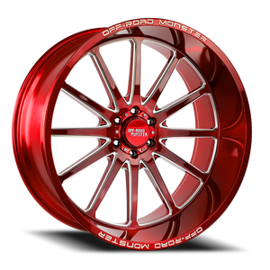 OFF ROAD MONSTER M26 M26 26X12 NEG 44MM 6X139.7 CANDY RED MILLED | M26612639N44RML