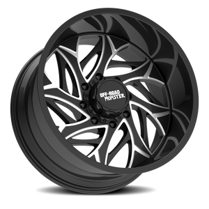 OFF ROAD MONSTER M28 M28 22X12 NEG 44MM 6X135/6X139.7 GLOSS BLACK MILLED | M28212607N44GBML