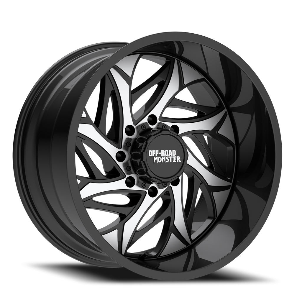 OFF ROAD MONSTER M28 M28 22X12 NEG 44MM 6X135/6X139.7 GLOSS BLACK MACHINED | M28212607N44GBM