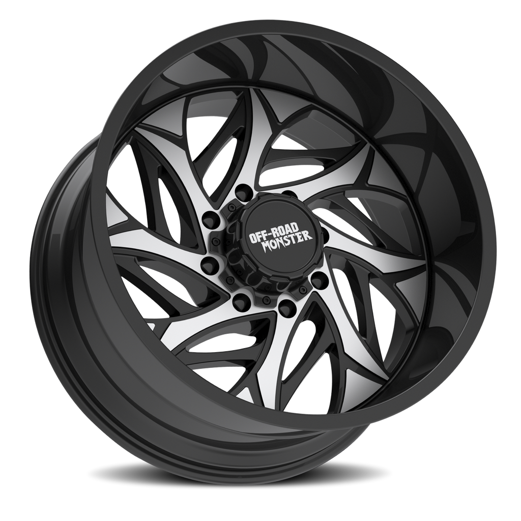 OFF ROAD MONSTER M28 M28 22X12 NEG 44MM 6X135/6X139.7 GLOSS BLACK MACHINED | M28212607N44GBM