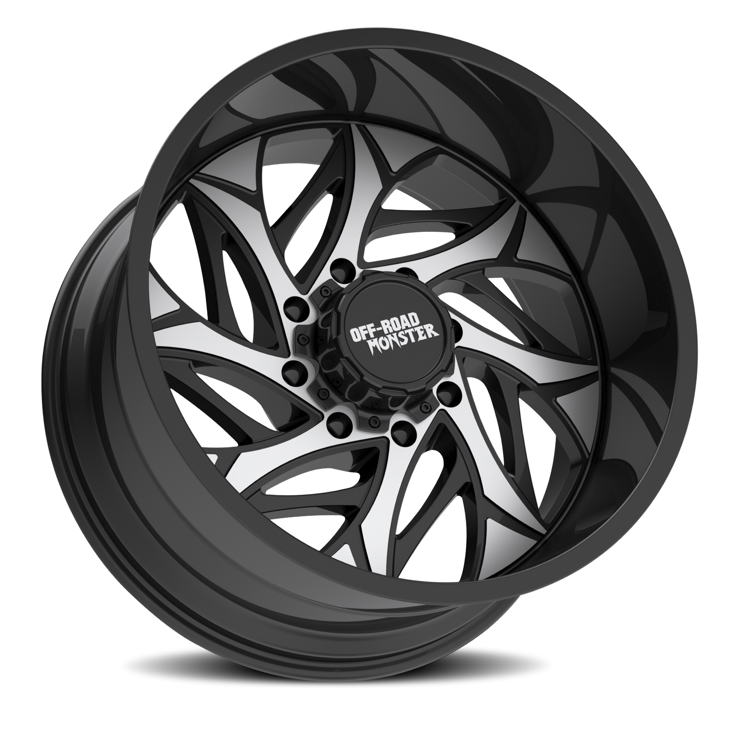 OFF ROAD MONSTER M28 M28 22X12 NEG 44MM 6X135/6X139.7 GLOSS BLACK MACHINED | M28212607N44GBM