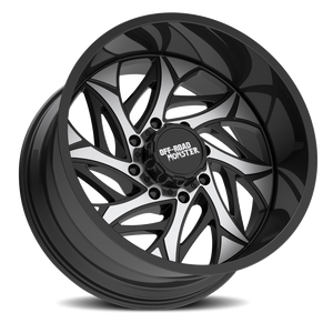 OFF ROAD MONSTER M28 M28 22X12 NEG 44MM 6X135/6X139.7 GLOSS BLACK MACHINED | M28212607N44GBM