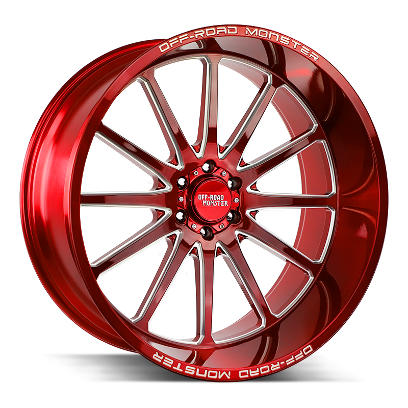 OFF ROAD MONSTER M26 M26 26X12 NEG 44MM BLANK CANDY RED MILLED | M26612000N44RML