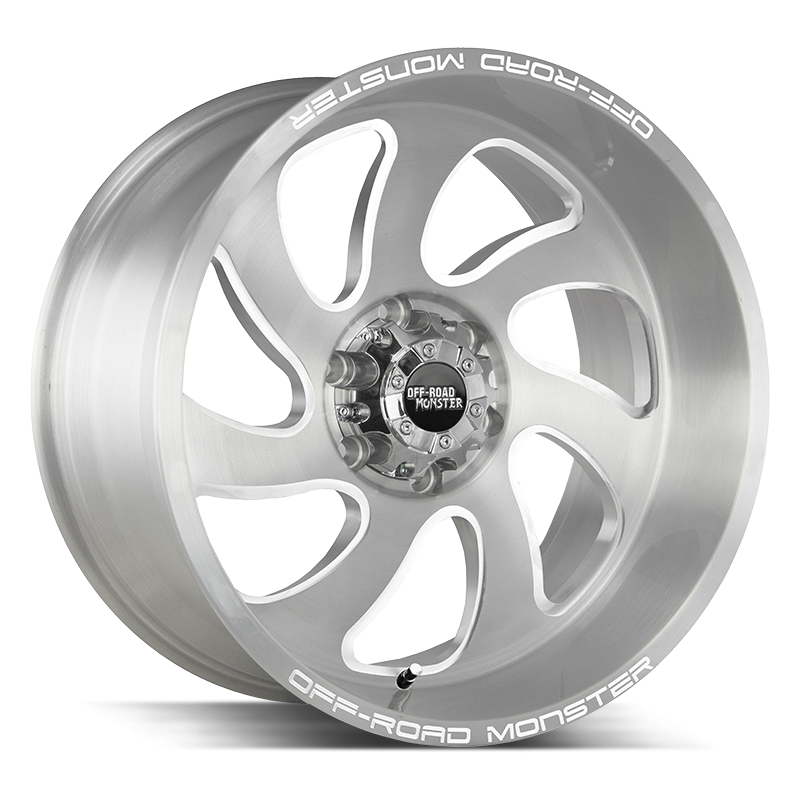 OFF ROAD MONSTER M07 M07 22X12 NEG 44MM BLANK BRUSHED FACE SILVER | M07212000N44BFS