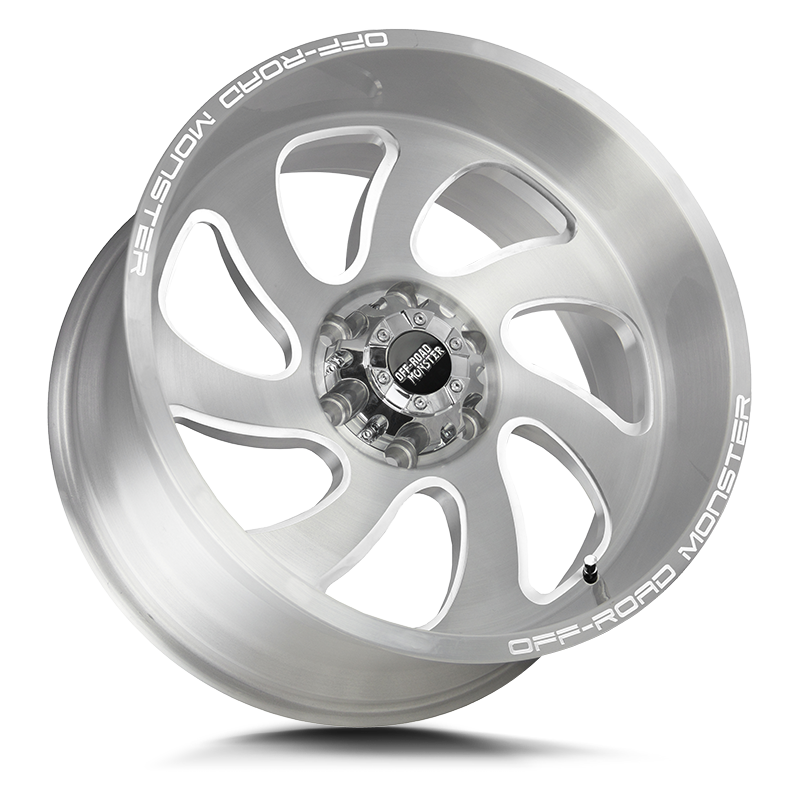 OFF ROAD MONSTER M07 M07 22X12 NEG 44MM BLANK BRUSHED FACE SILVER | M07212000N44BFS