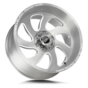 OFF ROAD MONSTER M07 M07 22X12 NEG 44MM BLANK BRUSHED FACE SILVER | M07212000N44BFS