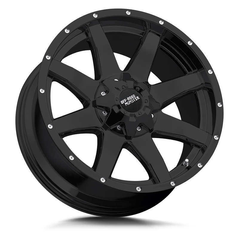 OFF ROAD MONSTER M08 M08 22X12 NEG 44MM BLANK FLAT BLACK | M08212000N44B