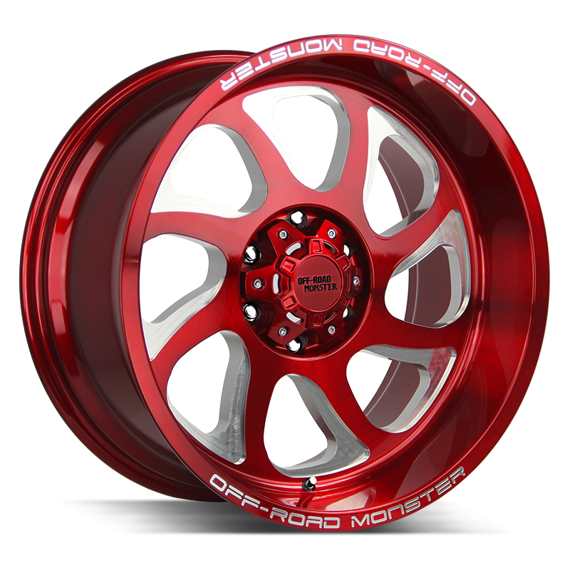 OFF ROAD MONSTER M22 M22 22X12 NEG 44MM BLANK CANDY RED | M22212000N44R