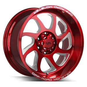 OFF ROAD MONSTER M22 M22 22X12 NEG 44MM BLANK CANDY RED | M22212000N44R