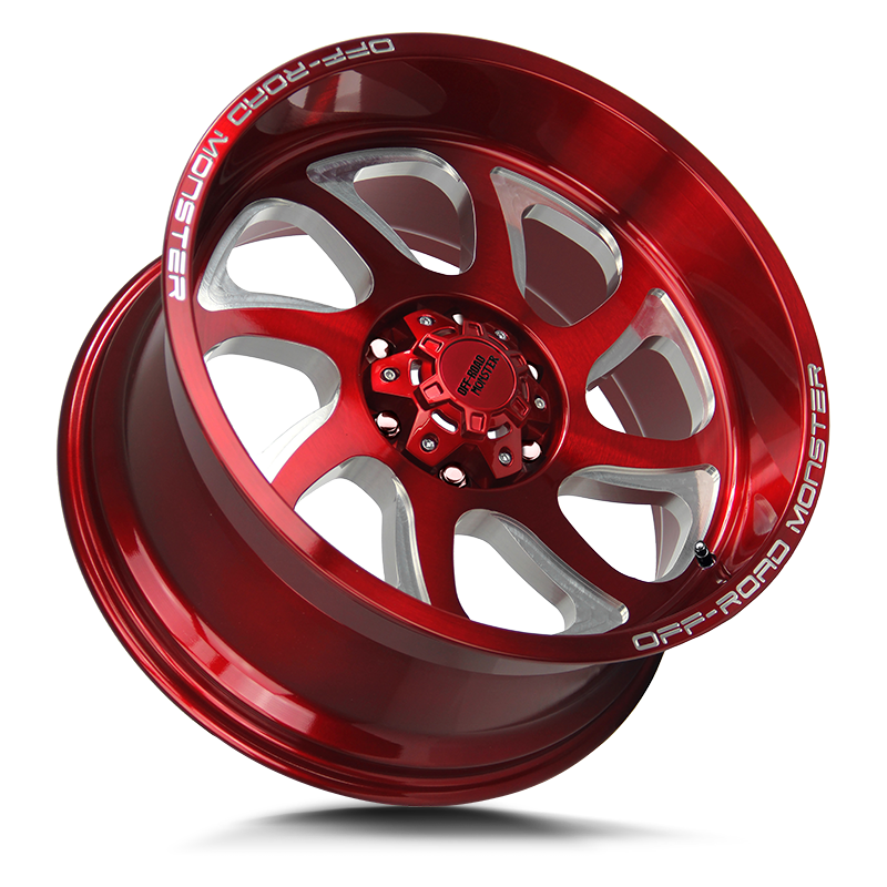 OFF ROAD MONSTER M22 M22 22X12 NEG 44MM BLANK CANDY RED | M22212000N44R