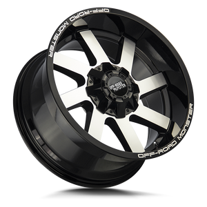 OFF ROAD MONSTER M80 M80 24X12 NEG 24MM BLANK GLOSS BLACK MACHINED | M80412000N44GBM