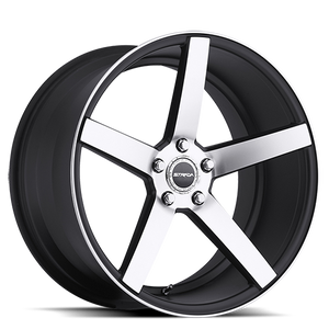 STRADA S35 PERFETTO 20X8.5 35MM 5X108 GLOSS BLACK MACHINED | S35050835GBM