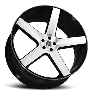 STRADA S35 PERFETTO 20X8.5 35MM 5X108 GLOSS BLACK MACHINED | S35050835GBM